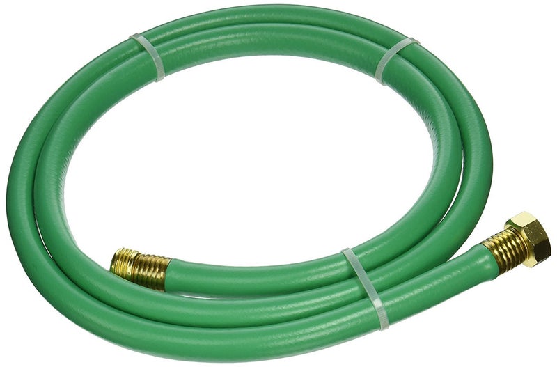 Swan Products LOLH5806FM Hose Reel Leader Hose with Male and Female Connections 6' x 5/8", Green - Image 1